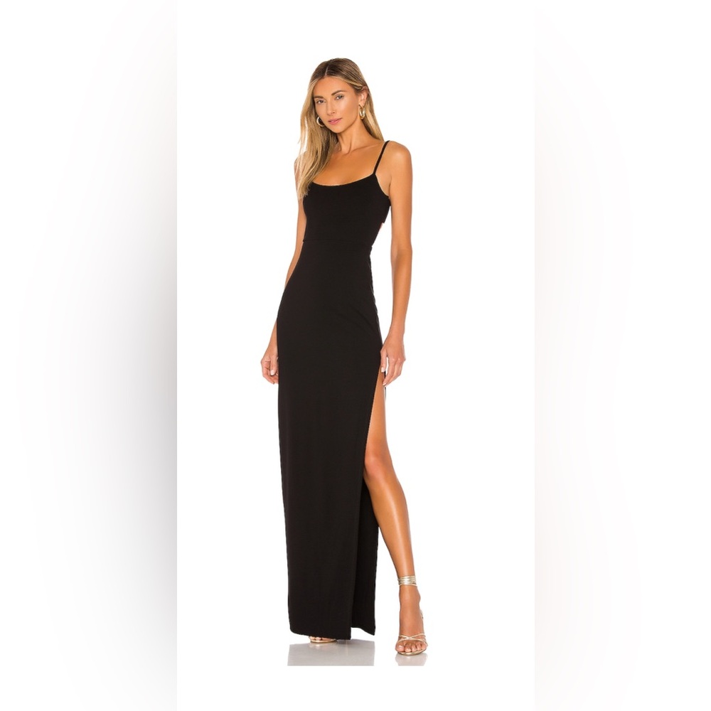 Revolve Lovers and Friends Karma Maxi Dress in Black